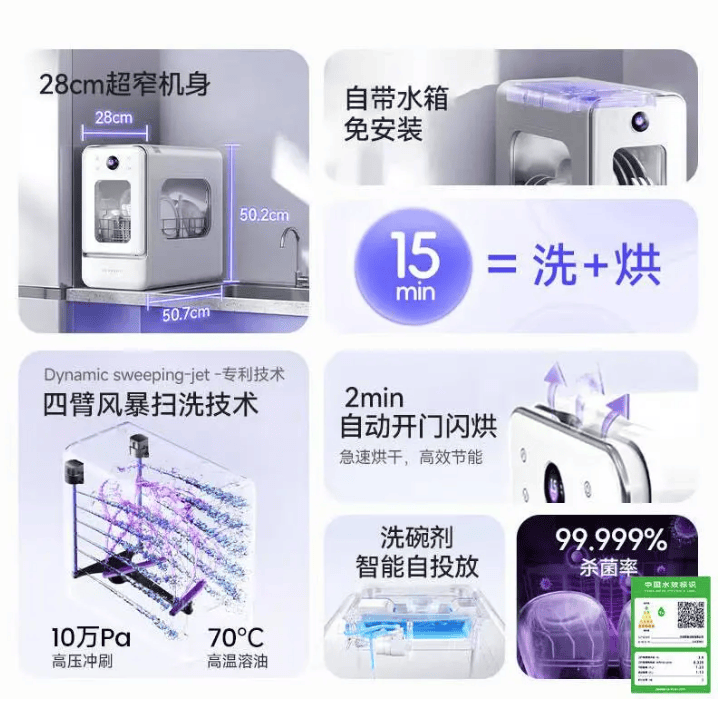 ”！这家企业的28cm胶囊洗碗机要卖爆？PG麻将胡了2千万融资押注“厨房新物种(图2)